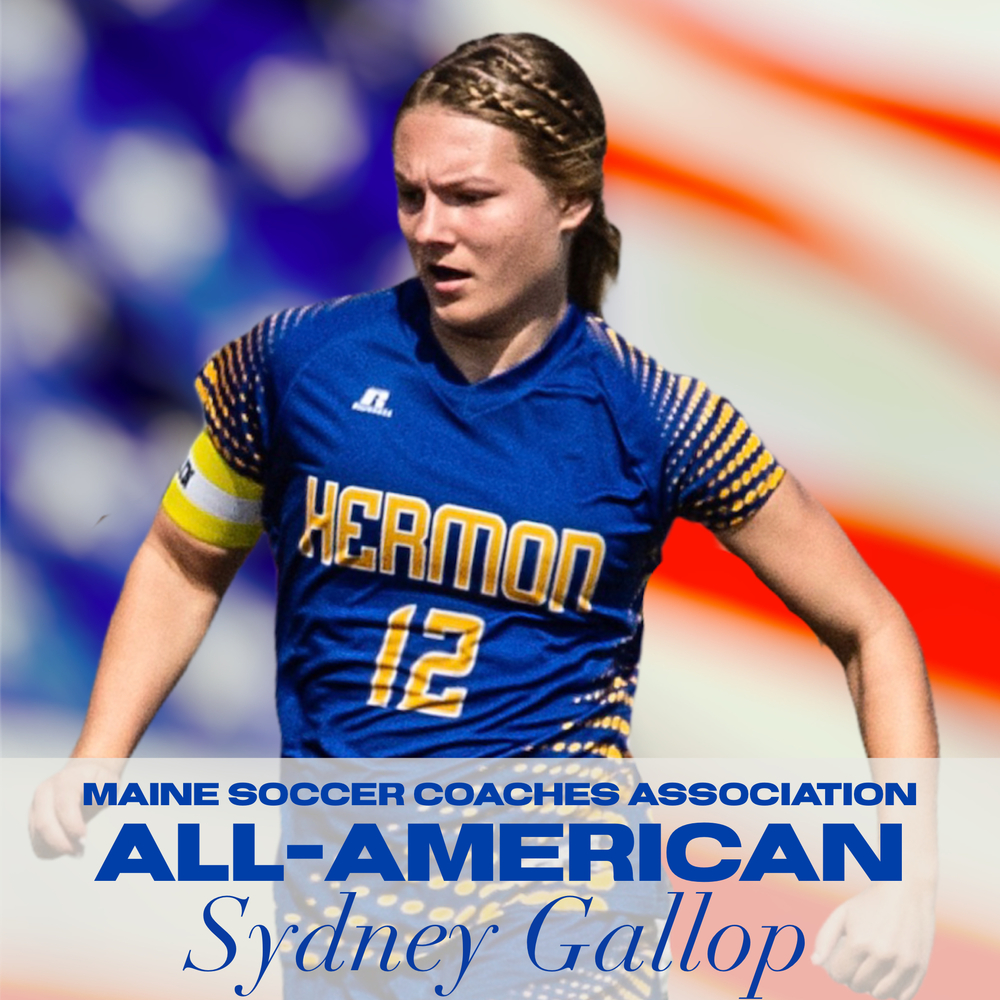 Sydney Gallop named All New England and All American.