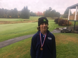 Nate Allain caps of his golf career at Hermon with a top 10 finish at the Maine Schoolboy Individual Championships.  