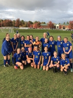 HAWKS WIN!! Middle School Girls Soccer wraps up their season with a 4-1 win over Brewer. 
