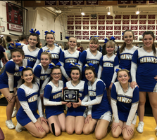 Middle School Cheer wins Doughty Comp.