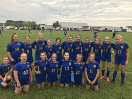 HAWKS WIN!! The Middle School Girls Soccer team wins 6-0 over Bucksport.  