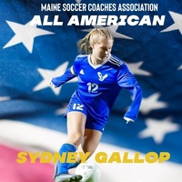 Sydney Gallop named NSCAA All American for second year.  