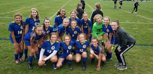 HAWKS WIN!!  JV Girls Soccer picks up a 4-1 win over MDI.  
