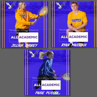Shorey, Mailloux, and Plissey named to Tennis All Academic.