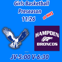Girls Basketball Preseason home game November 26th.