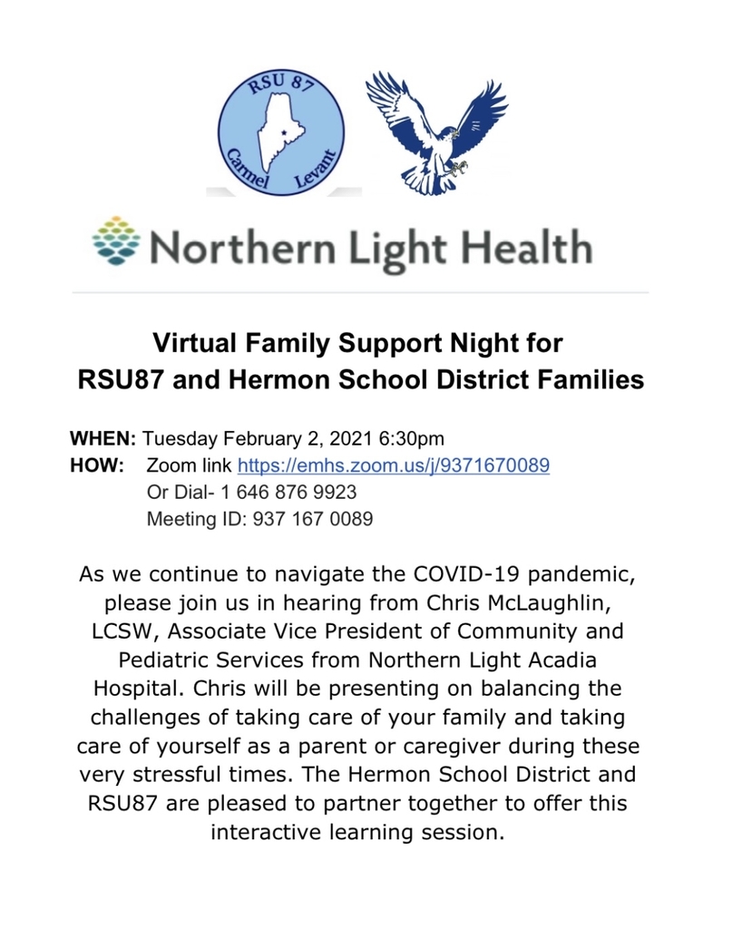 Virtual Family Support Night