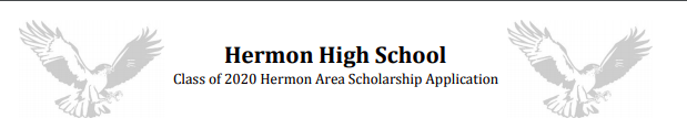 Hermon Area Scholarship